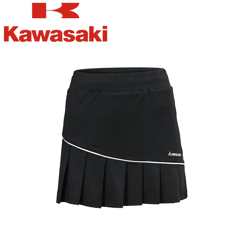 Kawasaki Badminton Skirt Women's Korean Casual Sports Skirt Running Pleated Skirts Quick-drying Tennis Golf Wear Brand Clothing