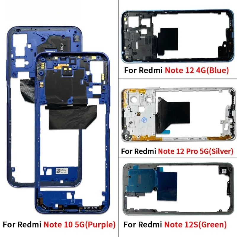 

phone Middle Frame For Redmi Note 12S 12 Pro 5G / Note10 5G middle Bezel Housing Case Plate