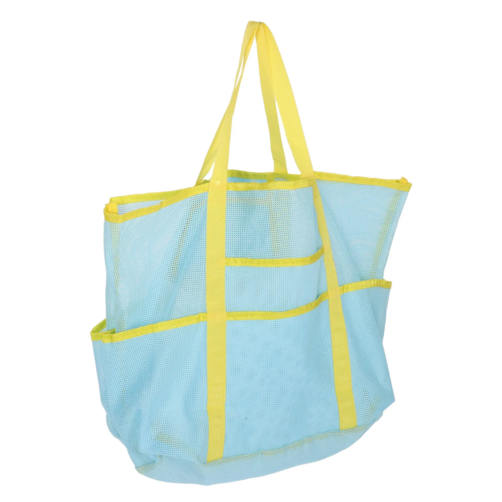 Mesh Beach Shower Bag Portable Lightweight Travel Tote for Swim Gear Toiletries Gym Pool Essentials