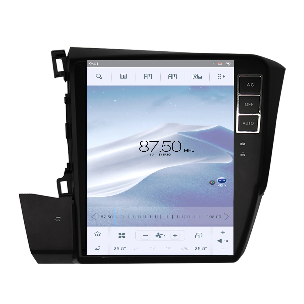 2 din Android 11.0 Qualcomm Snapdragon 665 Car Radio For Honda Civic 2012 2013 - 2015 GPS Navigation DVD Multimedia Player Unit