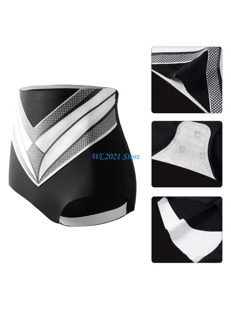 

G5GC 4Pcs High Waist Abdomen Control Shaping Shorts for Women Butt Lifting Underwear Briefs Body Shaper Slimming Underpants