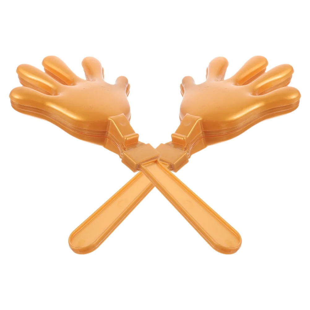 

2pcs Hand Clappers Noisemakers Festival Party Supplies Football Noise Makers Reusable Cheering Tools For Sporting Dance Birthday