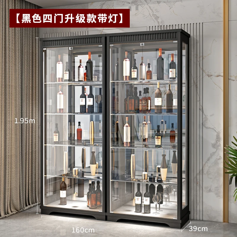 Holder Portable Refrigerator Cabinet Display Glass Buffet Mounted Bar Counter Mount Vitrinas Expositor Restaurant Furniture