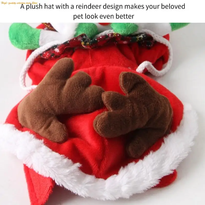 203F Snowman Horse Riding Dog Outfit Christmas Pet Costume with Adjustable Closures Breeds Jumpsuits For Holiday Celebration