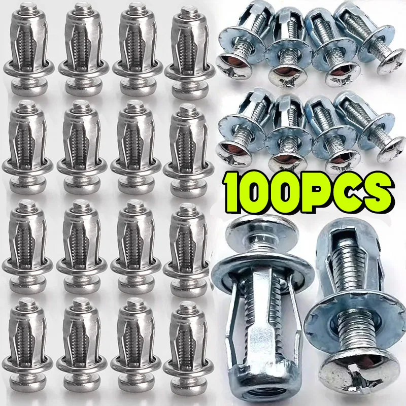 Petal Screw Jack Nuts Screw Anchors Petal Expansion Plugs for Curtain Expansion Clamp Petal Rivet Lock Bolt Board Wall Fasteners
