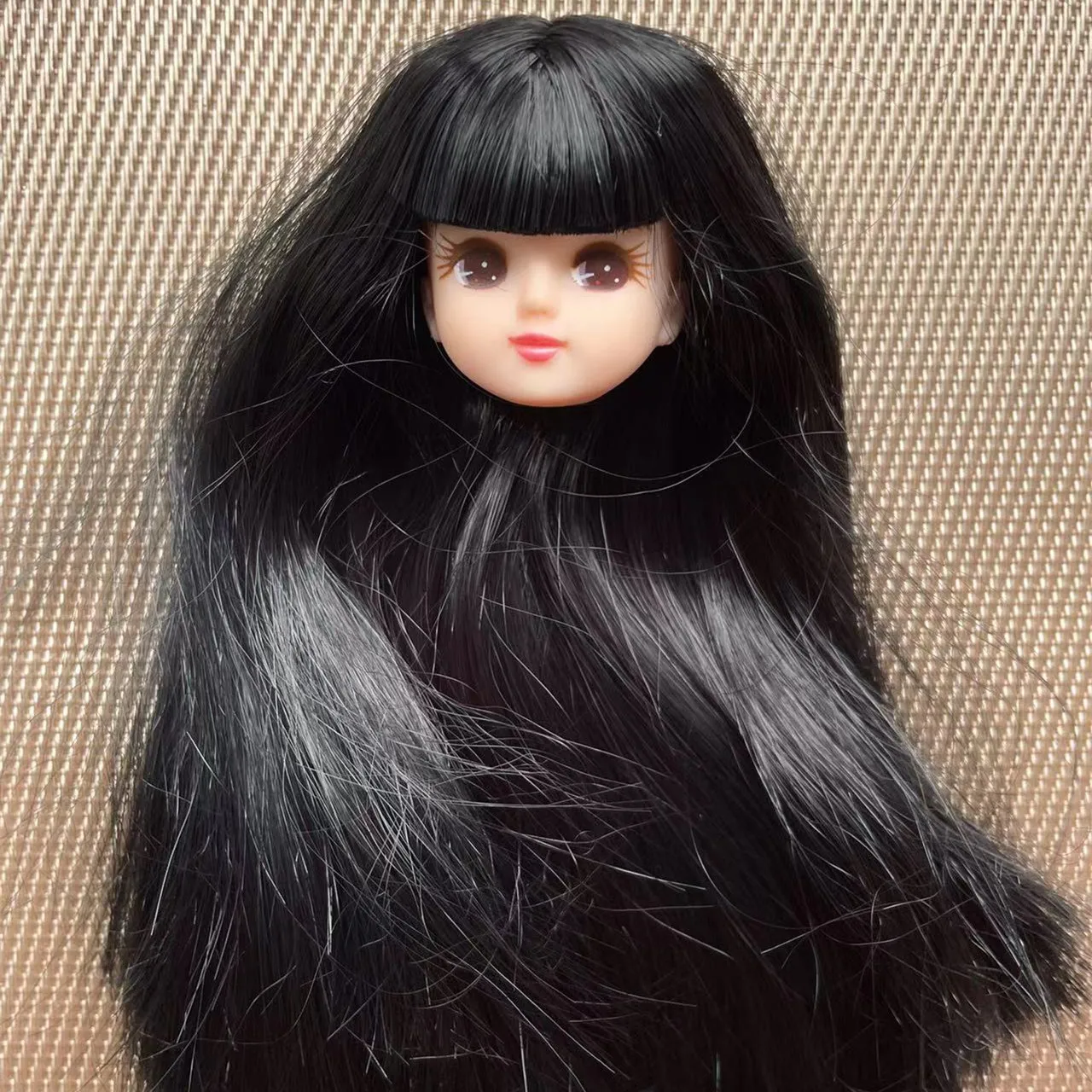 Original Jenny Licca Puppenköpfe, süßes kleines Mädchen, bunte lange Haare, DIY-Puppen-Dressing-Figuren, Mädchen-Geschenke, Spielzeug – Detail 10