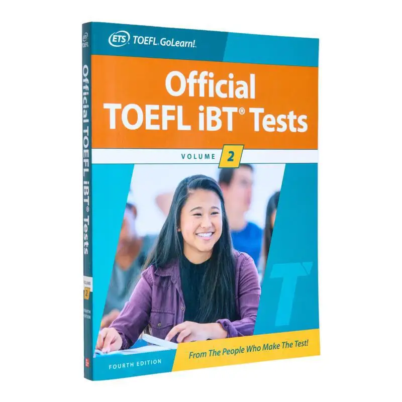 Official TOEFL IBT Tests Volume 2 Fourth Edition Educational Testing Service McGrawHill 9781265481636 Book