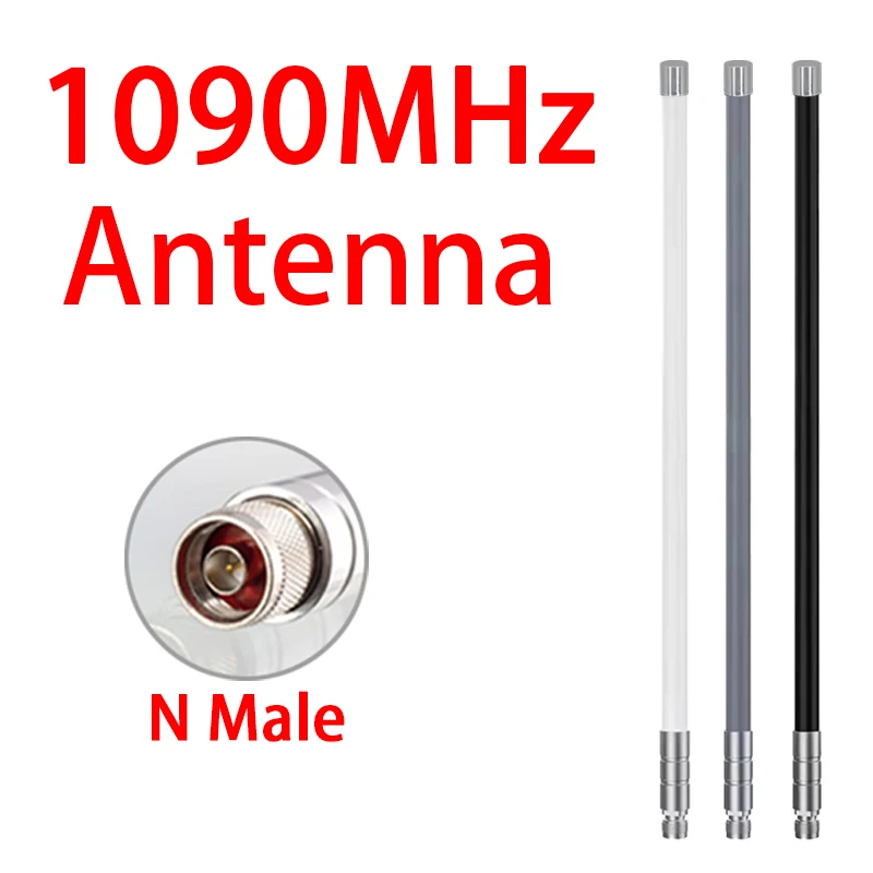 Antena de Fibra de Vidrio ADS-B de 1090MHz, Antena Omnidireccional para FPV FlightRadar24 ISM, Antena de Monitoreo Aéreo de Transmisión Automática Dependiente