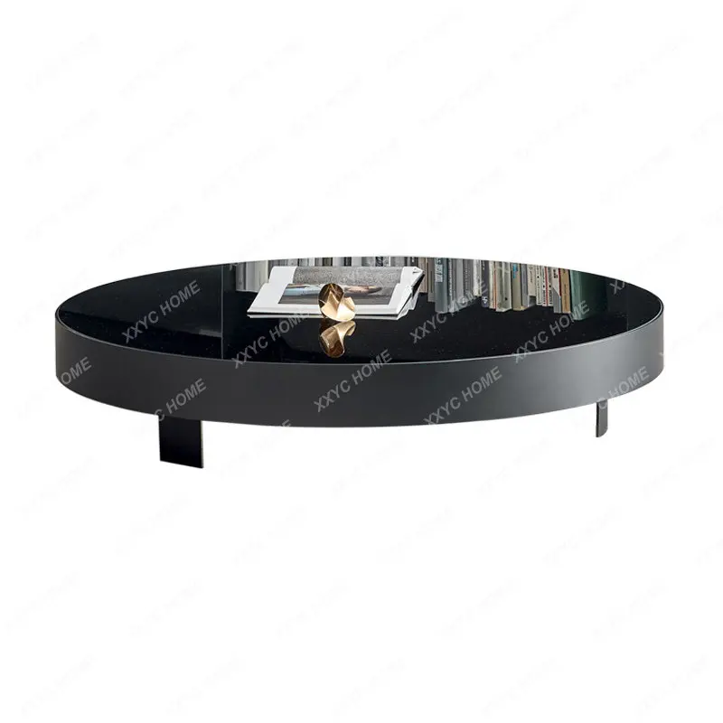 

Minimalist Tempered Glass Coffee Table Living Room Light Luxury Size Combination Coffee Table Simple Modern