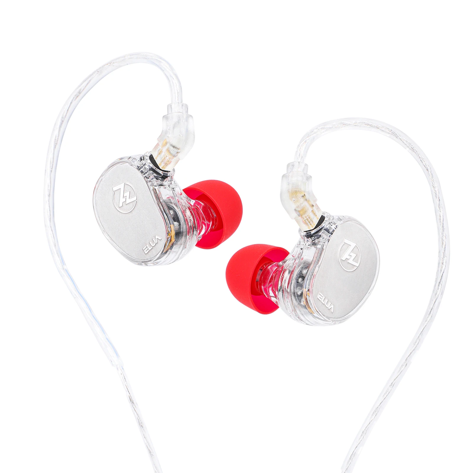 7Hz x HBB Elua 10mm + 8mm Dual Dynamic Driver IEM Hifi Earphones with Detachable Cable Design and Balanced Sound