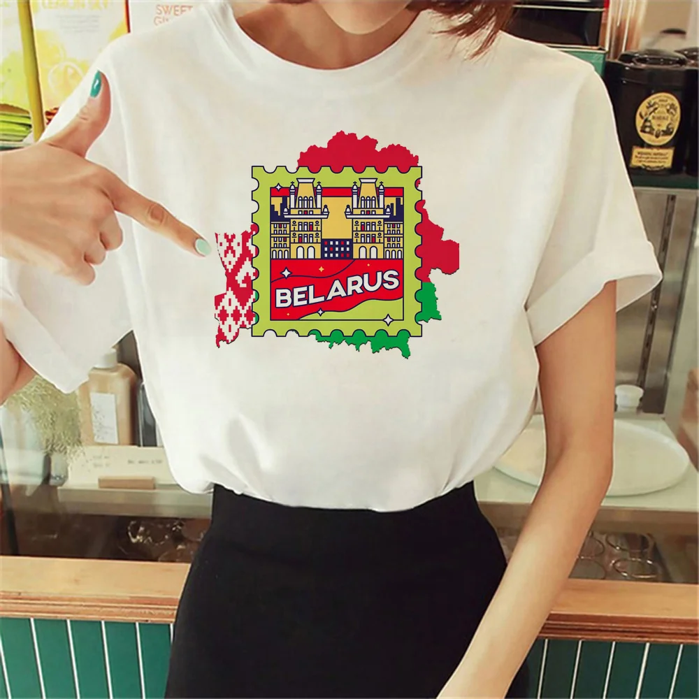 Belarus Tee women graphic designer Tee female streetwear y2k clothes