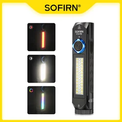 Sofirn IF23 PRO Torcia RGB 21700 Torcia ricaricabile USB XHP70B 5000lm Potente lampada Powerbunk a LED con IP66 magnetico