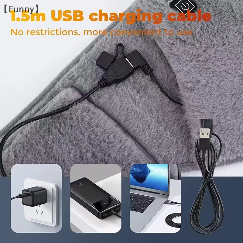 USB 전원 허리 온열 벨트, 손주머니가 있는 온열 패드, 생리통 및 관절 통증 완화를 위한 전기 온열 벨트