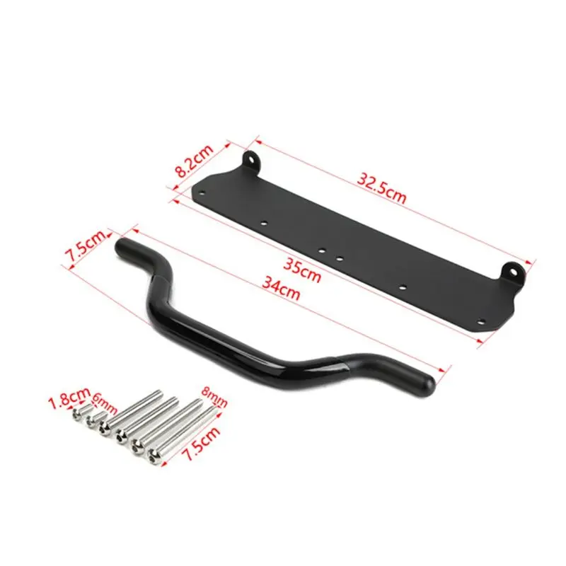 

Rare Roll Bar Grab Handles Aluminum Alloy Front Grip Handle Accessories Parts For Jeep Wrangler JL Gladiator JT 2018-2023, Black