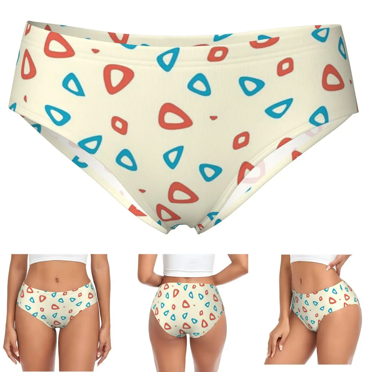 

Трусики с рисунком Togepi на заказ, женские удобные трусы, нижнее белье, дышащие женские трусы