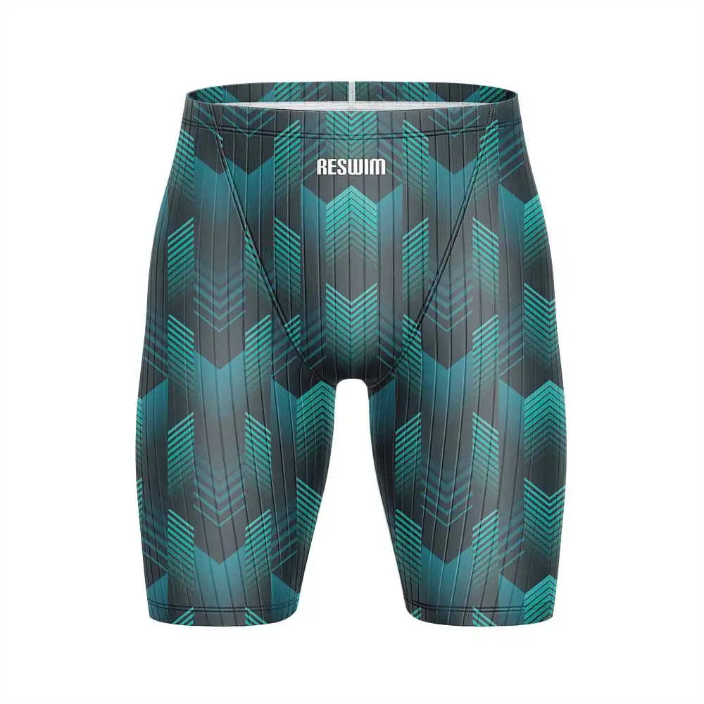 2025 Men's Printing Swim Jammer Swimsuit Beach Tights Shorts Swimming Trunks Summer Swimwear Chlorine Resistant Surf Pantalones