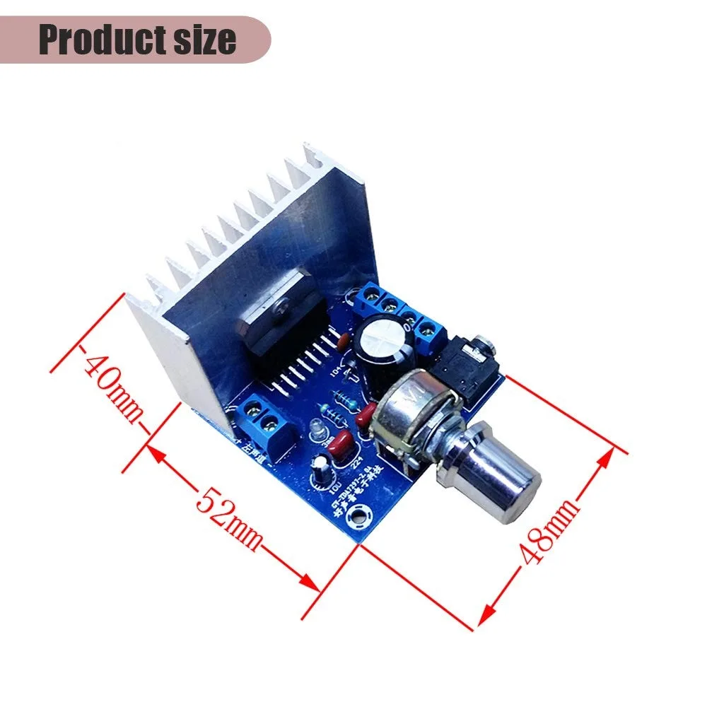 Modul Amplifier Audio Digital AC/DC 12V TDA7297 - 15W+15W Dual - Channel Stereo Power Amplifier Board untuk Sistem Suara DIY