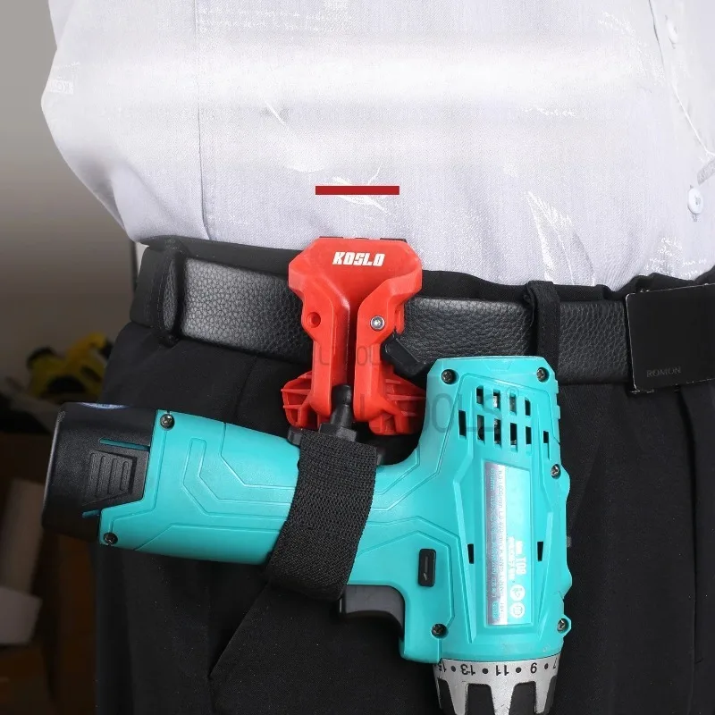 

Многоцелевой быстрый обруч с двойной пряжкой на талии, противоскользящая поясная вешалка из АБС-пластика, электрический молоток, портативное хранилище