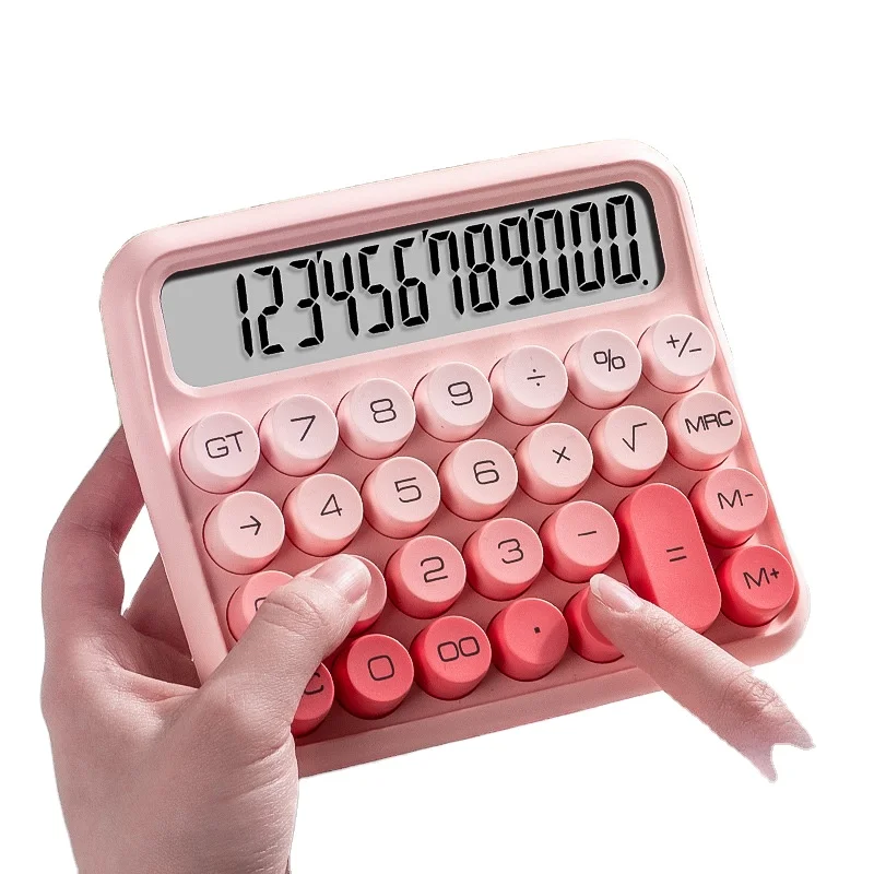 calculator color gradient silent mechanical keyboard learning office science calculator