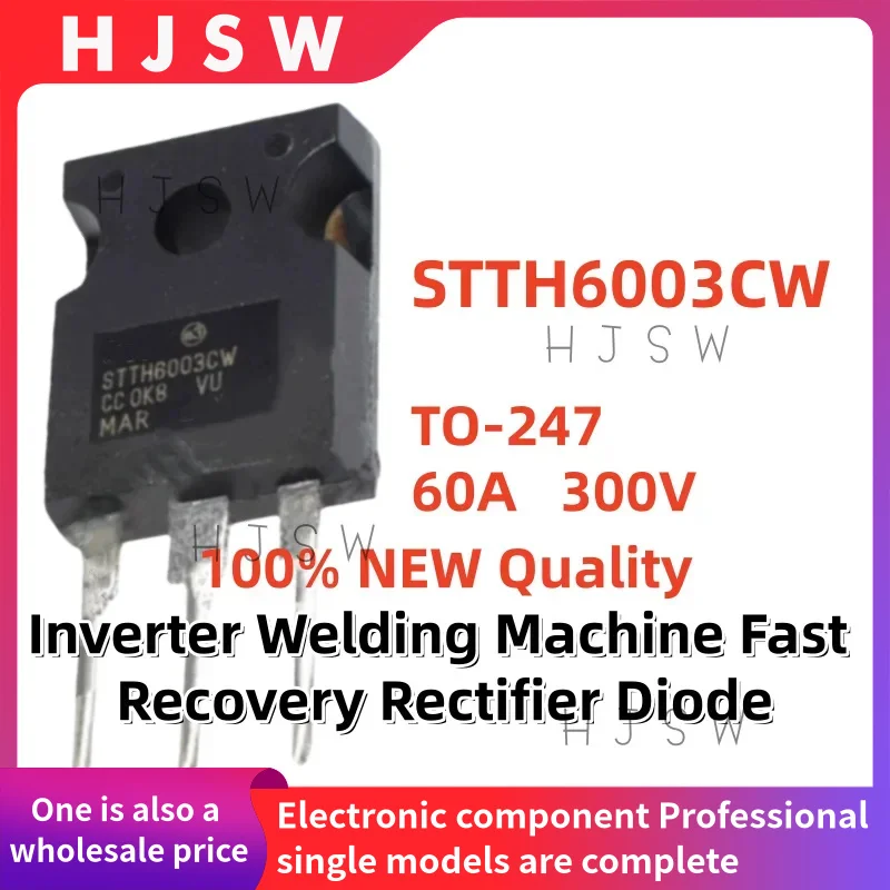 10 Stück STTH60W03CW TO-247 – Hochleistungs-Dioden Für Deine Elektronik-Projekte
