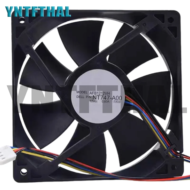 

AFB1212VH 12025 12V 0.60A 12CM 4 pin Fan120 * 120*25MM