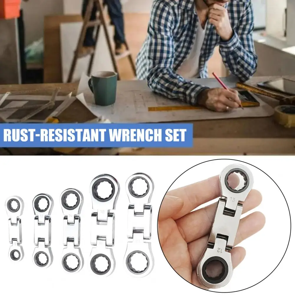 

Набор ключей с храповым механизмом, рабочий ключ с телескопической головкой, набор коротких ключей с гибкой головкой и сумкой для хранения, набор метрических ключей с храповым механизмом