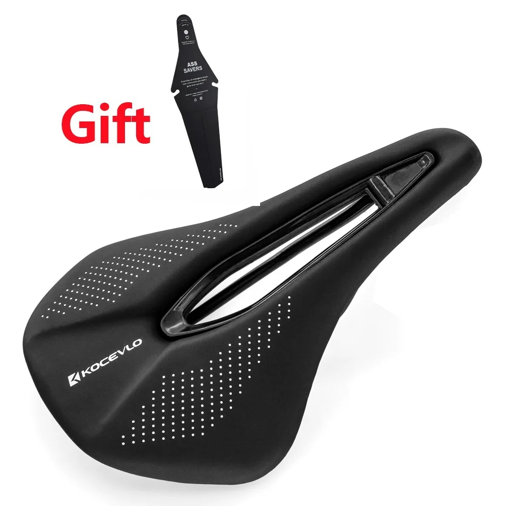 EC90 Sattel EVA Hohl Fahrradsattel Bequemer Rennradsattel Ergonomisches Design MTB Sattel Stahlbogen Fahrradsitzkissen – Detail 14