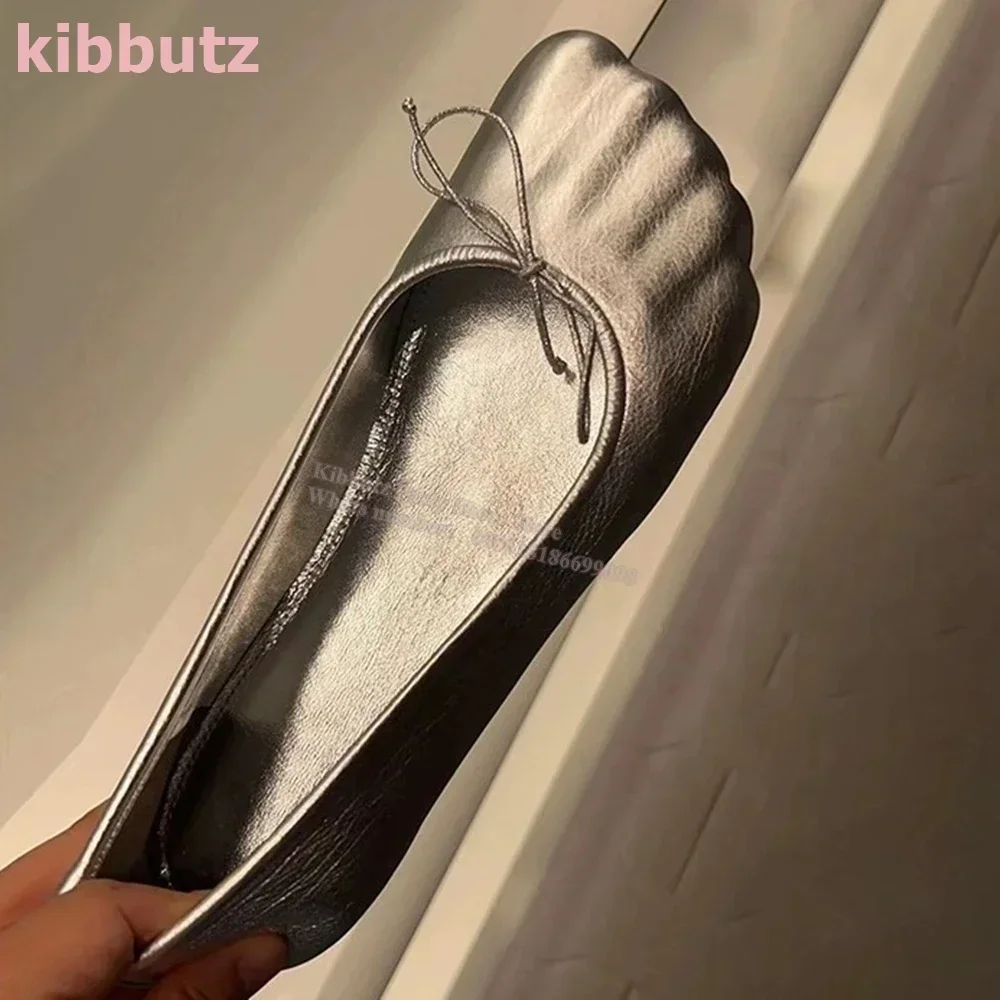 Five Fingers Pumps Sneaker Bow Flat with Leather Solid Color Slip-On Novelty Fashion Elegant Comfortable Sexy Women Shoes Newest