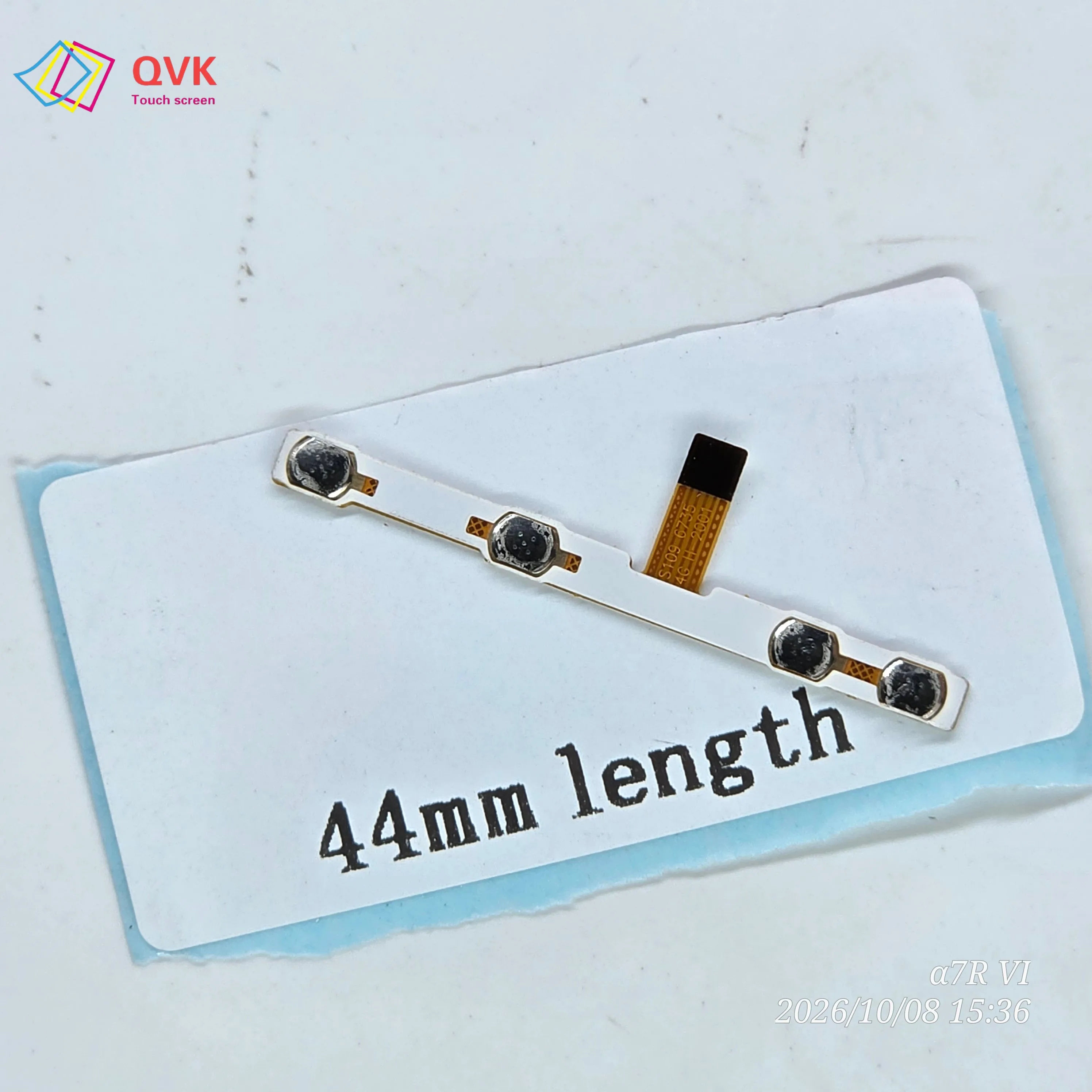 For S109 6735 4G H-2001 6PIN 44MM Tablet spare parts Switch on off Power Volume button Cable Flex