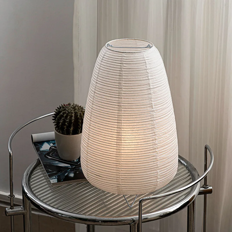 創造的な日本の侘び寂び紙ランタンランプusbベッドサイドテーブルライト禅茶室カフェ雰囲気装飾ナイトライト