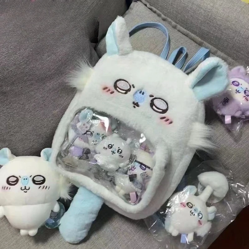 

Новый рюкзак Chiikawa Hachiware Usagi Kawaii Gao Yan Value: Прозрачный, в романтическом стиле для девочек-подростков / Модный тренд для девичьего сердца