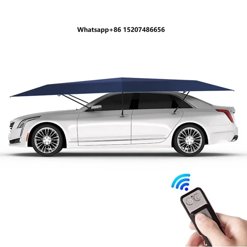 5.2M Automatic Folding Sun Shade New Design Anti-UV Car Cover Waterproof  Fabric Roof Cover Car Umbrella