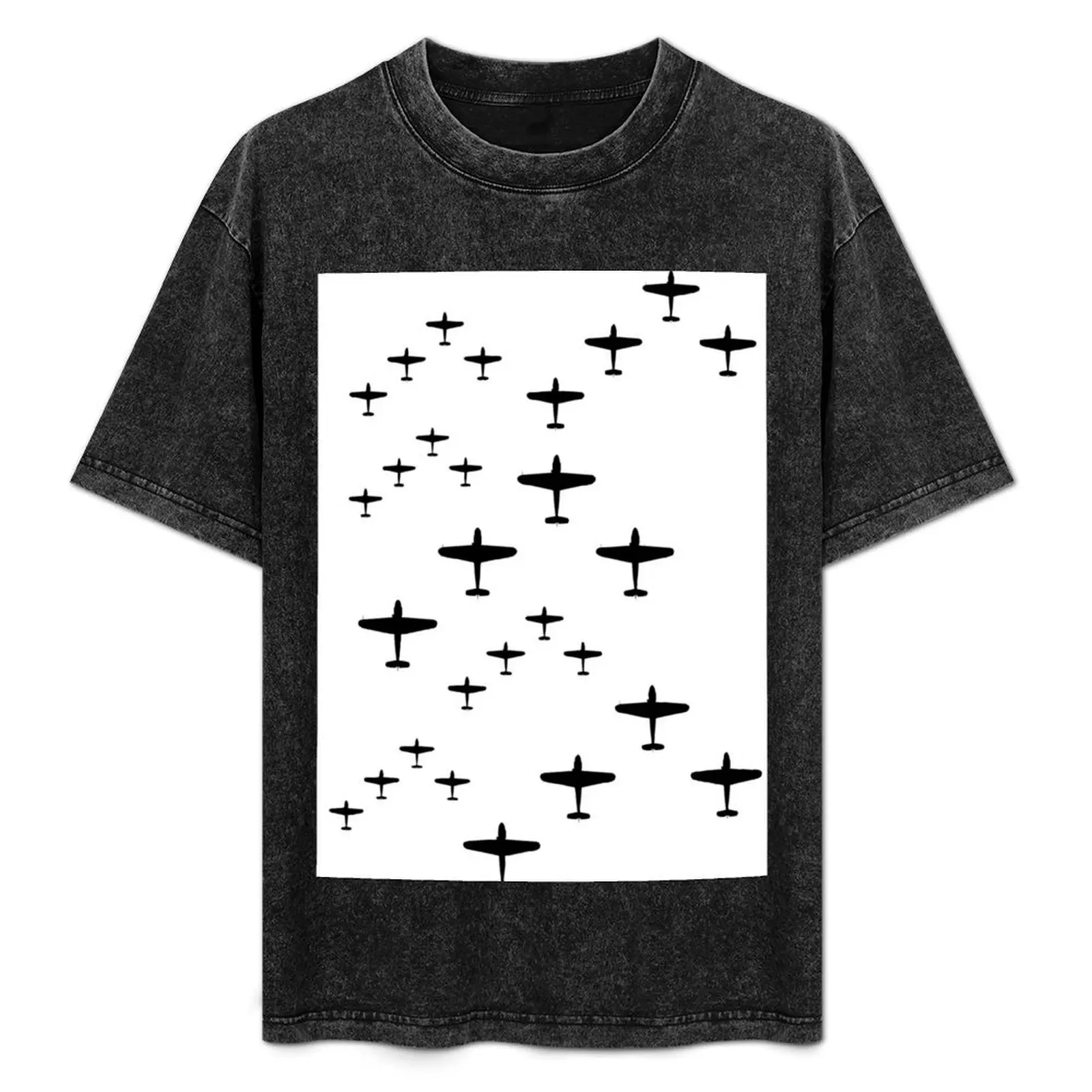 

Schwarm BF109 Plane Design T-Shirt High Elasticity Sports T-Shirt