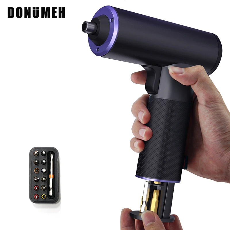 

Mini Cordless Electric Screwdriver Mini Drill 3.6v 2000mah Lithium Battery Box Remove USB Hybrid Screwdriver Power Tools LED