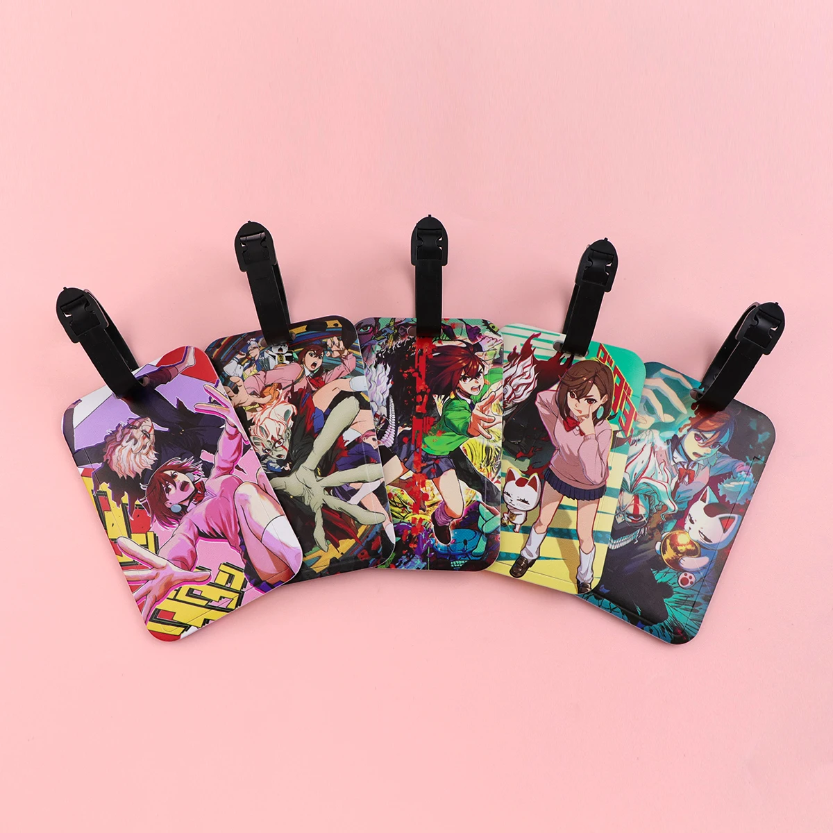 Mnaga البلاستيك الأمتعة العلامة حقيبة ظهر رائعة على ظهره مكافحة خسر قائمة حامل بطاقات التعريف الشخصية موضة إكسسوارات الأمتعة هدايا للأصدقاء