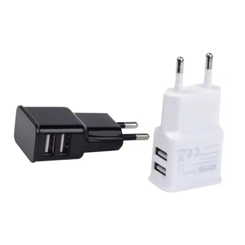 5V 2A USB Charger Travel Wall Charging Head Mobile Phone Dual USB Charger AC Adapter Portable EU Plug For iPhone Xiaomi Samsung