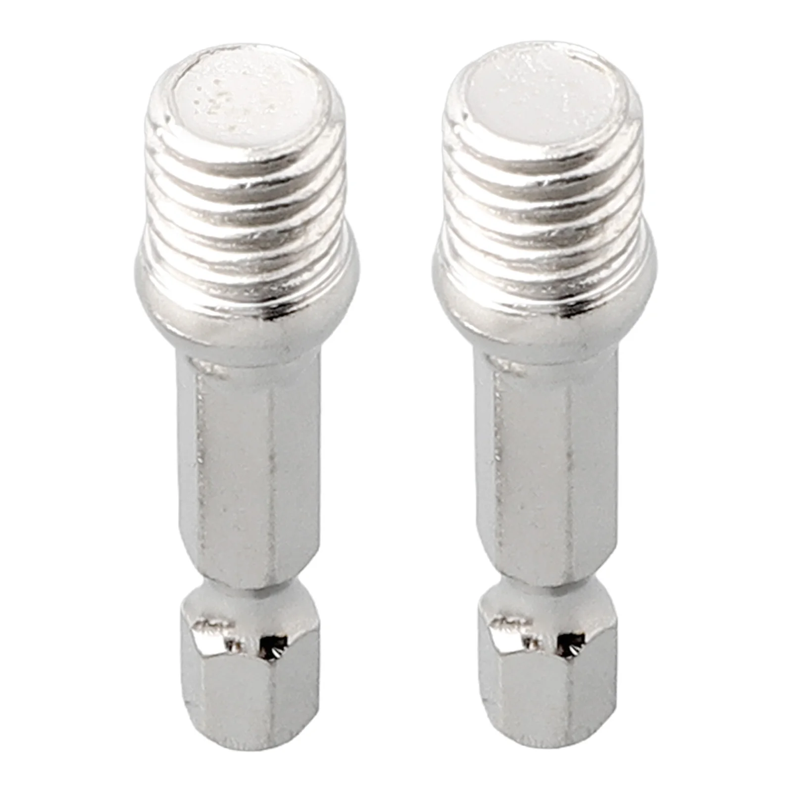 

Reliable Connection for Sanding and Polishing 2pc 14 Hexagon Connecting Rod Adapter Drill Chuck M10 Polishing Disc Connection