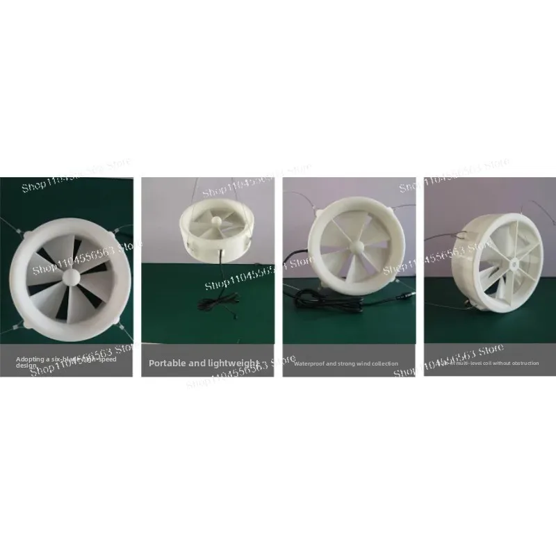 Dual Purpose Wind Hydroelectric Generator DIY Household 12V Turbine Generator With USB Outdoor Power Charger view 5