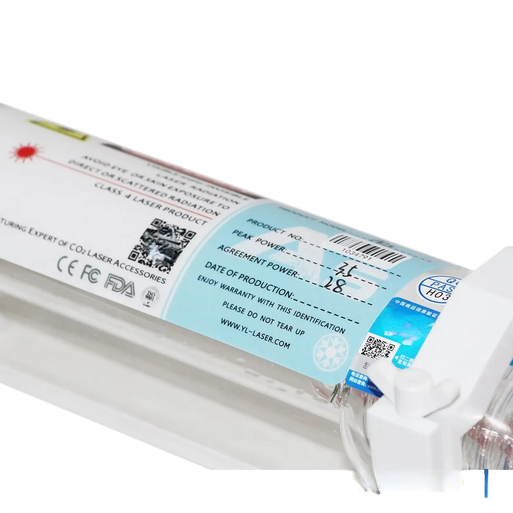 A0s 600mm 28W/30w/35w CO2 tube for Desktop Marking Machine