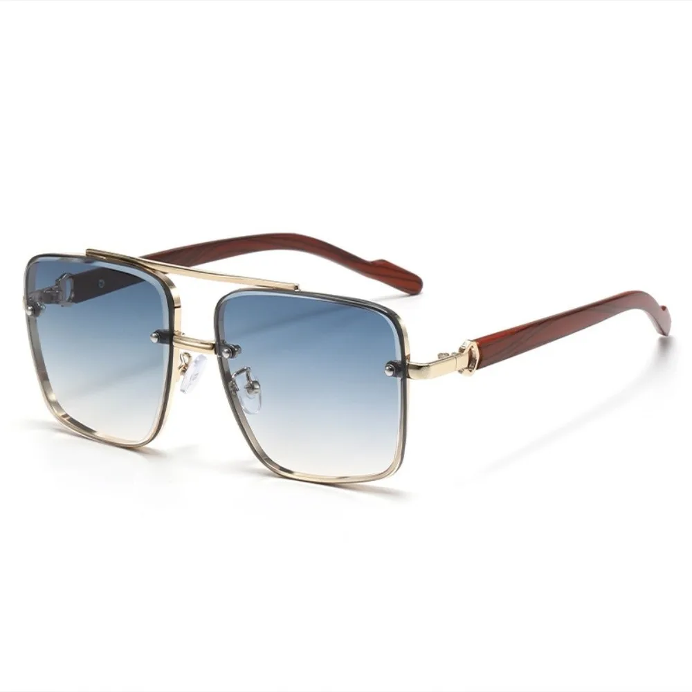 نظارات شمسية عصرية خفيفة الوزن بشريط مزدوج من سبيكة Sunnies للجنسين نظارات شمسية مستقطبة PC مقاومة للماء ومضادة للأشعة فوق البنفسجية للحفلات