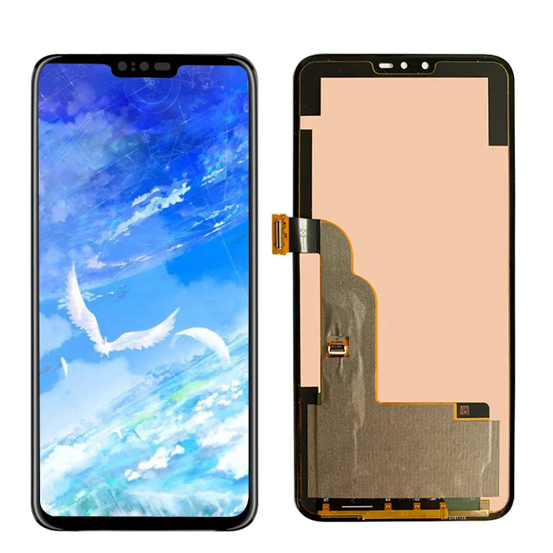 100% Tested 6.4\'\' Original Display For LG V40 ThinQ 5G LCD Display Touch Screen Digitizer Replacement Replace Parts