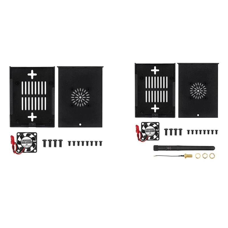 

Экологичный корпус для Orange Pi 5 Pro, корпус из алюминиевого сплава, металлический корпус с охлаждающим вентилятором для аксессуаров Opi 5 Pro