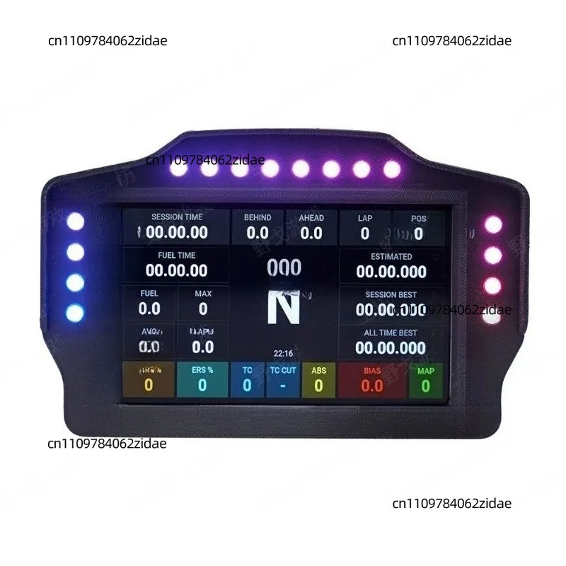 For PC 5 Inch RGB LCD Sim Racing Dashboard Multifunctional Display for MOZA Simagic FANATEC