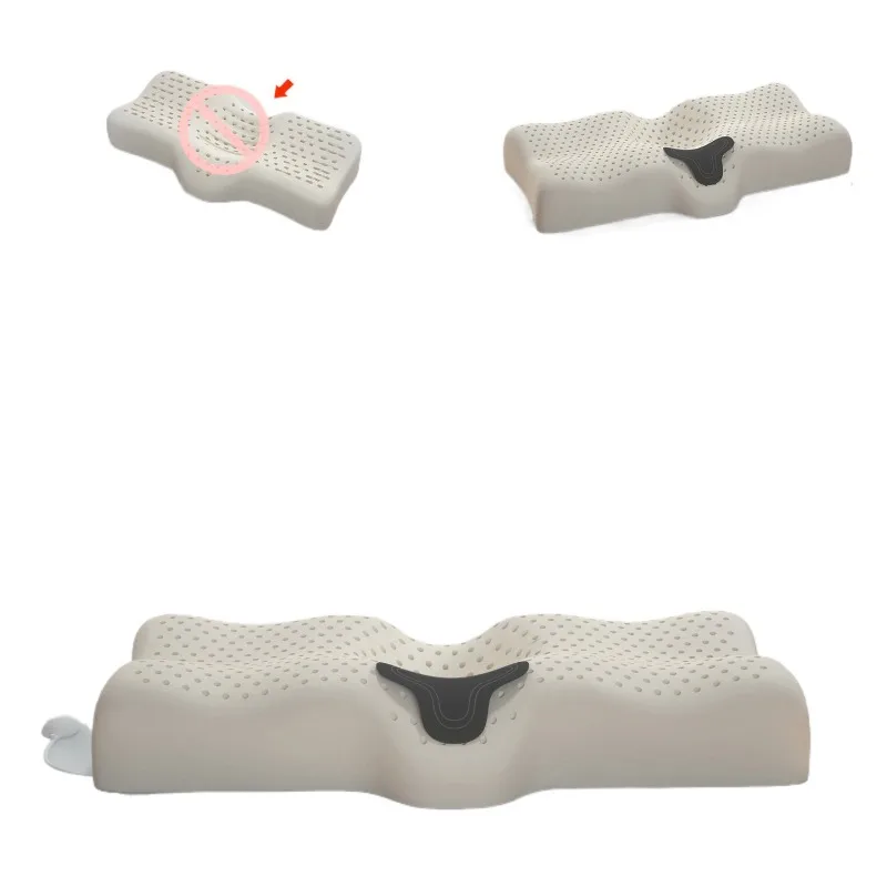 Thai latex pillow cervical spine pillow, high and low pillow natural rubber pillow
