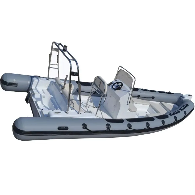 23ft 6.8Meters 680   Center Console Fiberglass Outboard Fishing Boats PVC Inflatable Sport Yacht