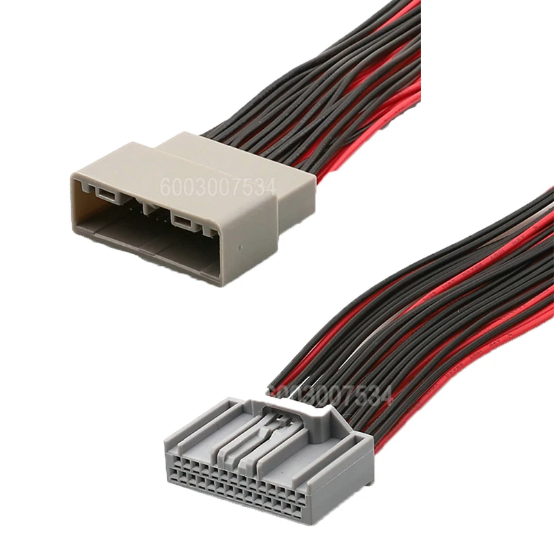 28 Pin Connector Unsealed Series Male Female  Connector Cable Plug Motorcycle Electrical Harnesses Wiring Harness MX34028AF1
