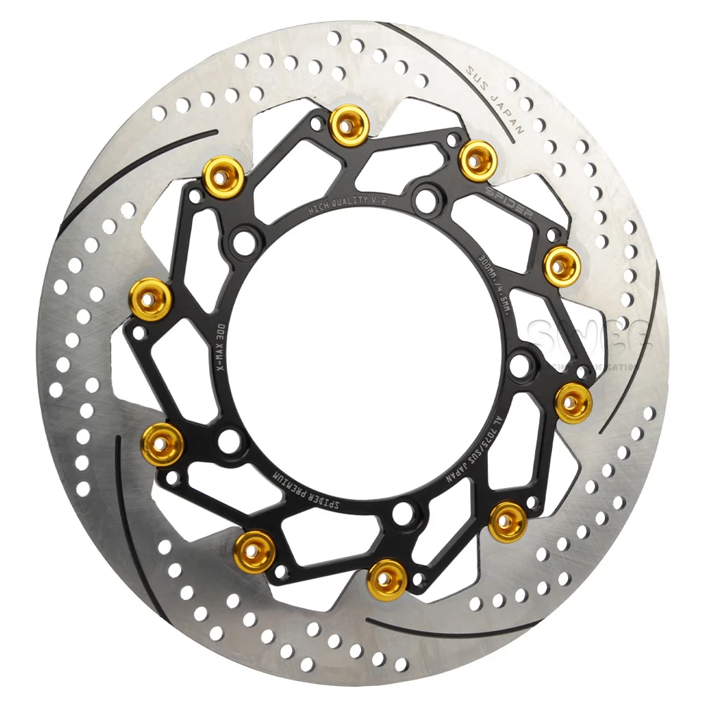 

xmax300 front wheel modified floating disc brake disc radiation caliper transfer code 300MM floating disc