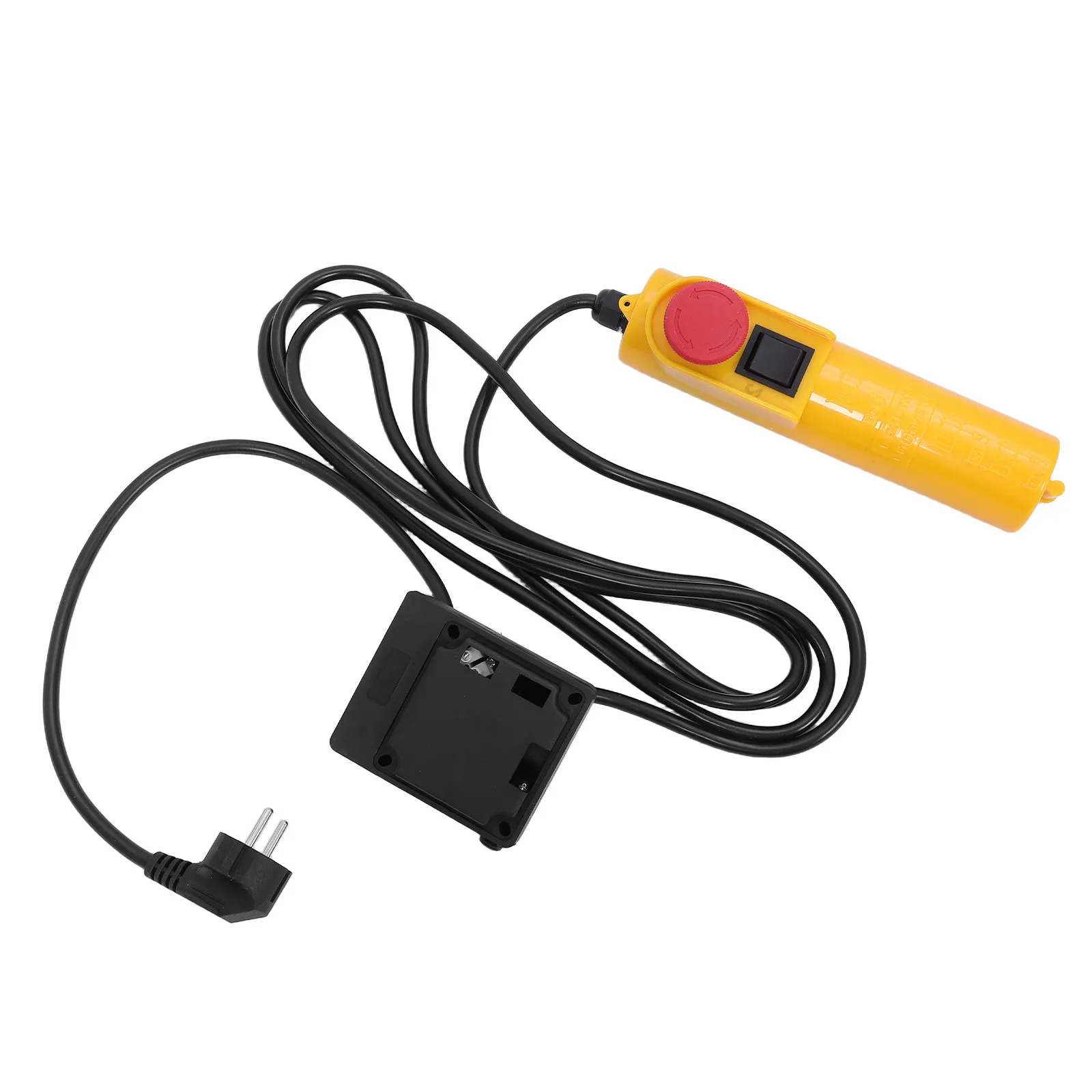 Winch Switch Replacement Parts Emergency Stop Button Switch 3-Meter Cable Plastic Hoist Control Handle Workshop Factory Safety