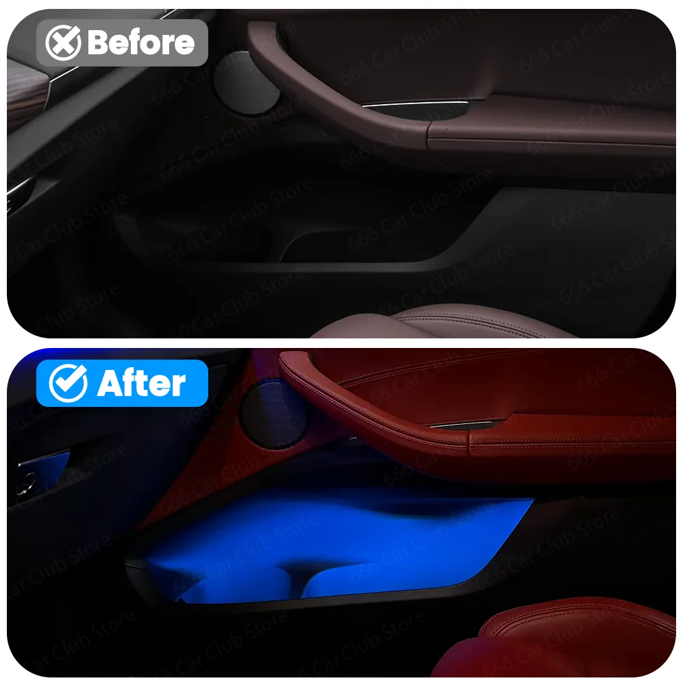 LED Door Storage Box Light for BMW G20 G22 G42 G01 G02 X3 X4 - Easy Install No Error Code No Carrying Weight Sensor Required 2