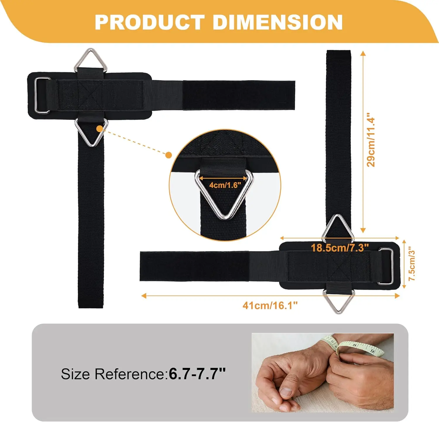 J Bryant Fitness Wrist Straps for Weightlifting and Cable Machines - Premium Padded Wrist Cuffs with Sturdy Triangle Buckle Idea